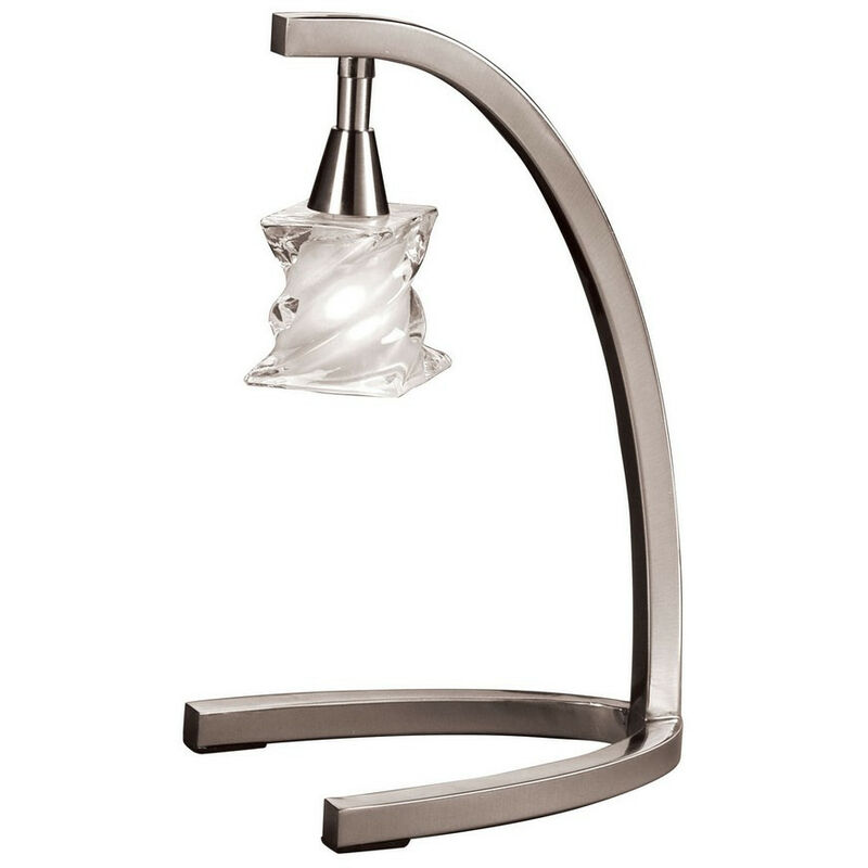 Inspired Mantra Salomon Table Lamp 1 Light G9, Satin Nickel