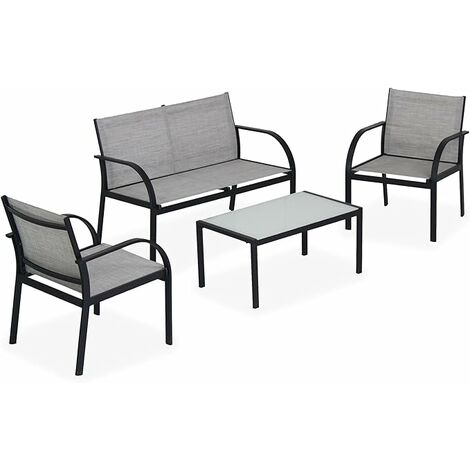 Salon Ankara (2 fauteuils, 1 table, 1 canapé)