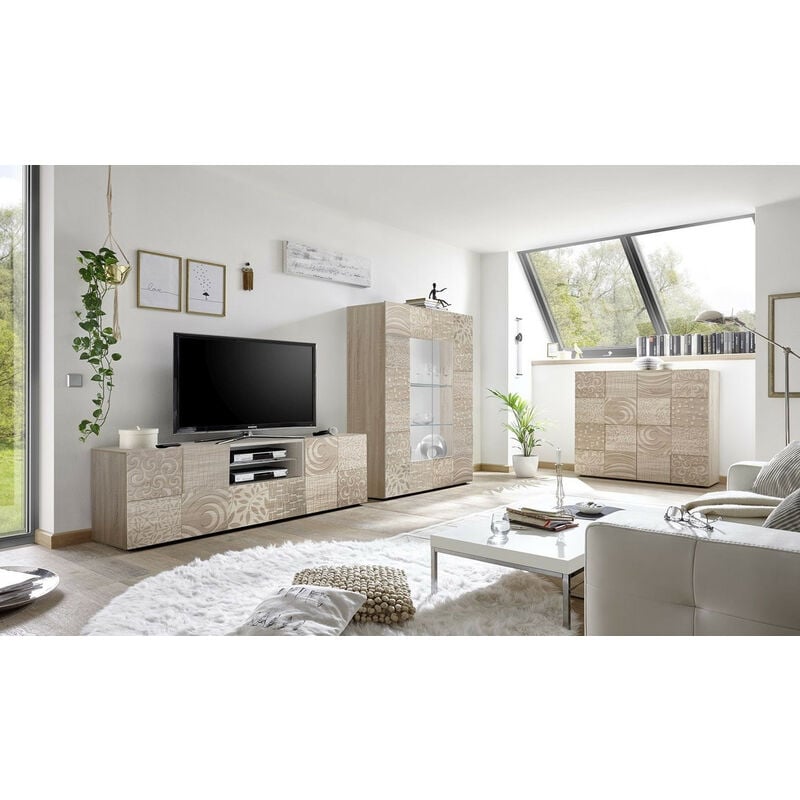 Salon complet mirel chêne V2