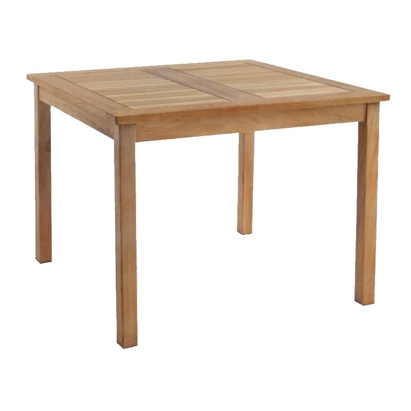 Concept-usine - Karra - Table de jardin carrée Teck