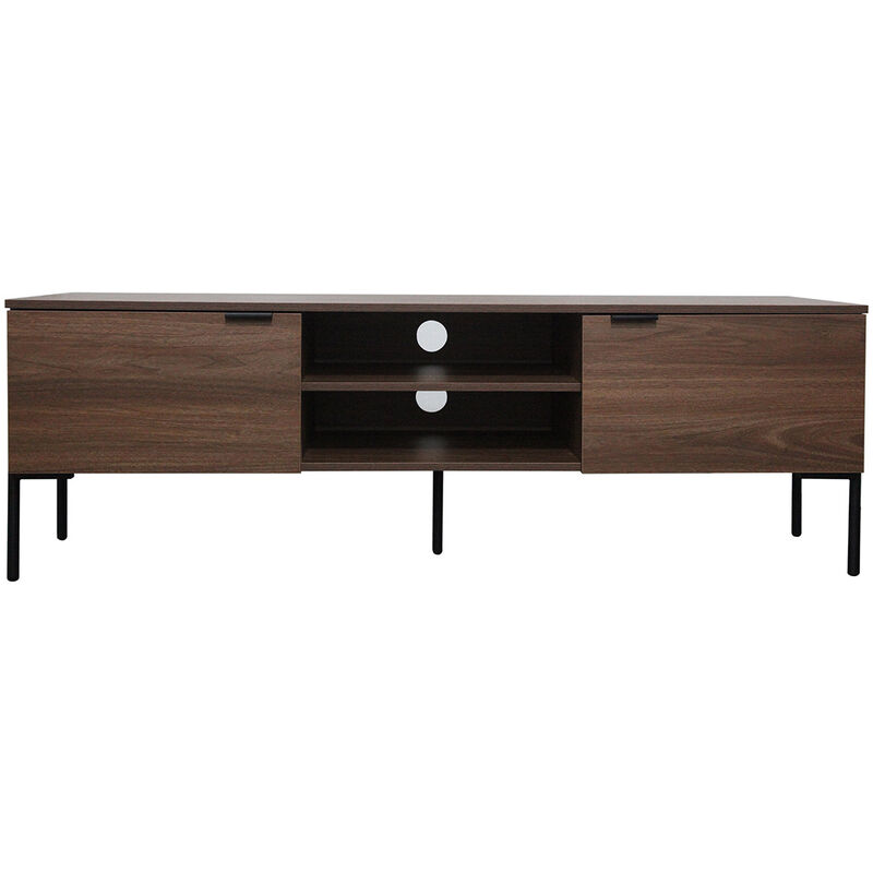 Meuble TV vintage avec 2 placards VANCOUVER