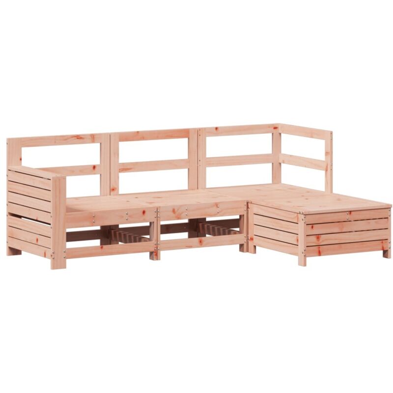 vidaXL Salon de jardin 4 pcs bois massif sapin de douglas