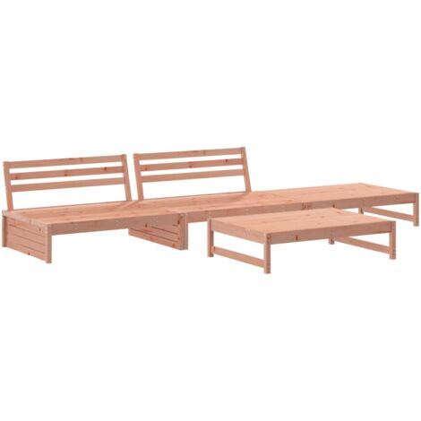 Salon de jardin 4 pcs  Mobilier de jardin bois massif douglas