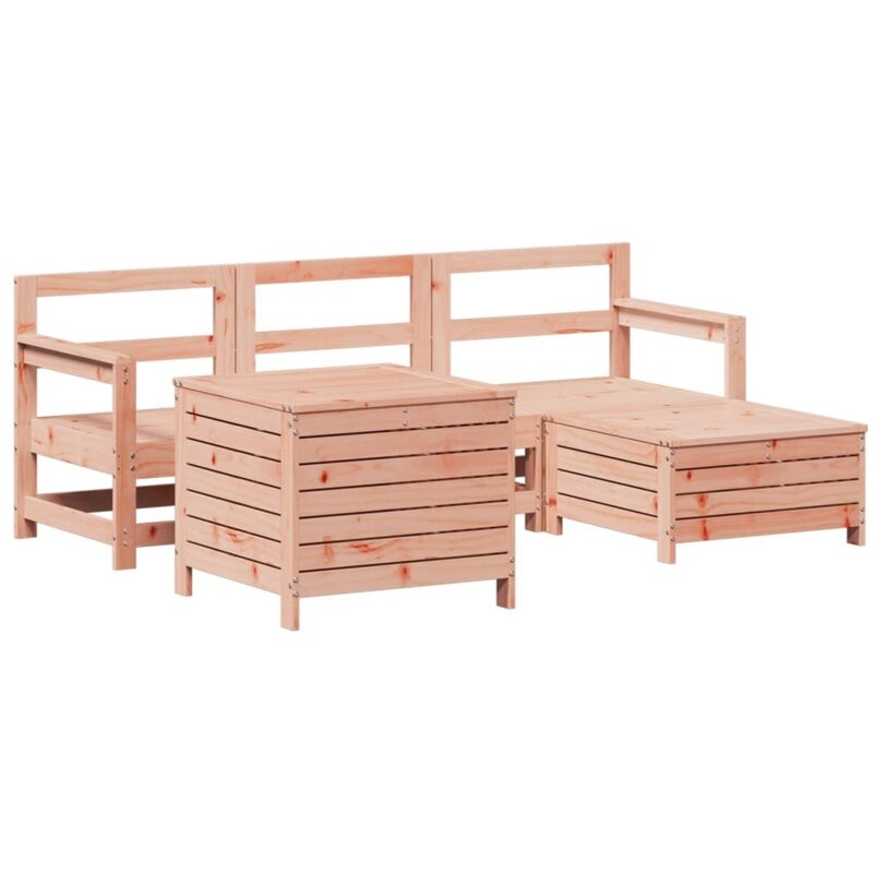 Vidaxl - Salon de jardin 5 pcs bois massif sapin de douglas
