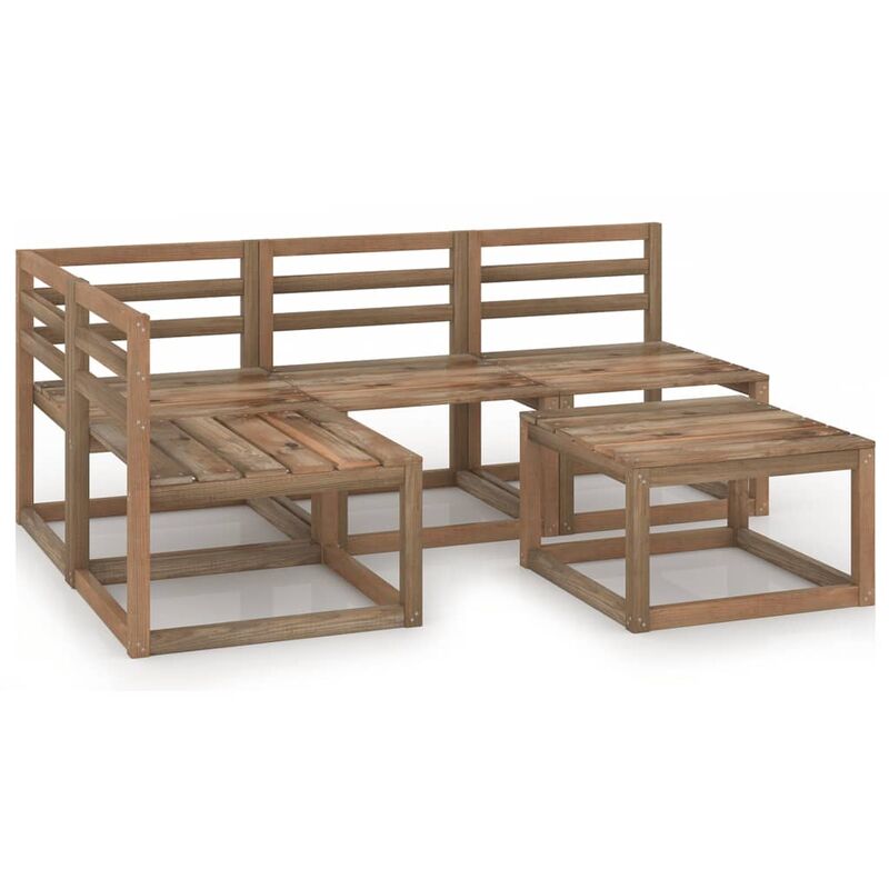 Salon de jardin 5 pcs | Meuble de jardin Mobilier de jardin 