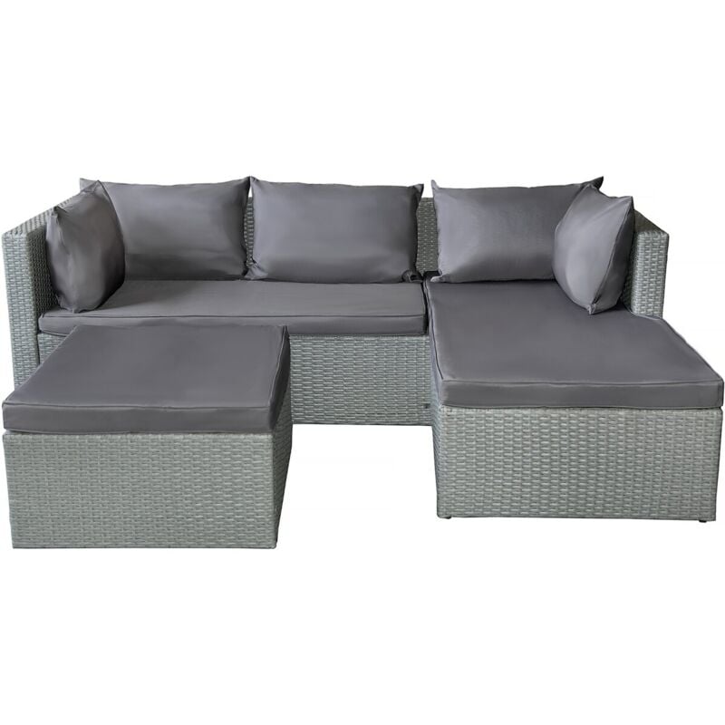 Habitat Et Jardin - Salon de jardin bas en résine