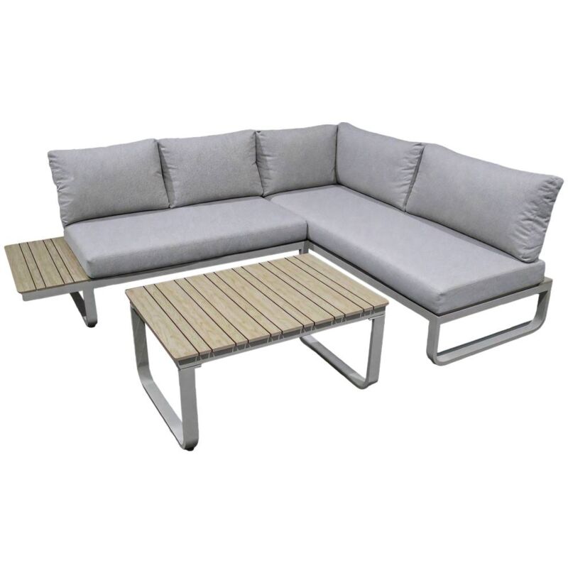 Salon de jardin en angle 4 places Persé