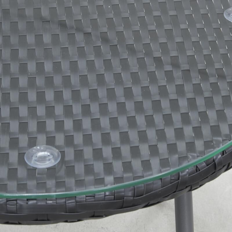 Salon de jardin en polyrésine et métal Kent