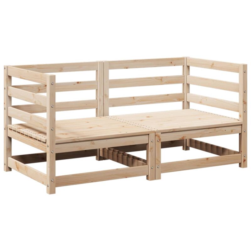 Vidaxl - Salon de jardin 2 pcs bois de pin massif
