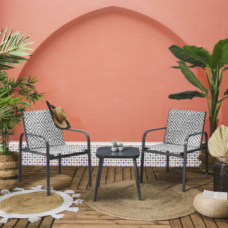 Salon De Jardin Mexico Noir
