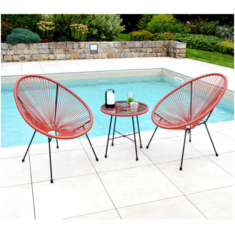 Caracas - Salon détente - 2 places - Terracotta