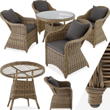 Salon de jardin ZURICH 4 places - mobilier de jardin, meuble de jardin, ensemble table et chaises de jardin