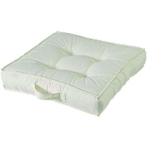 SALON ECRU KISSEN 50x50xH10 cm.