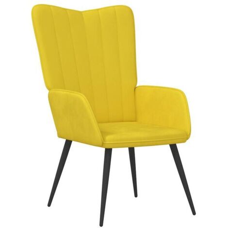 Salon en velours jaune moutarde