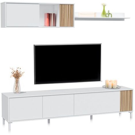 Salón Nitza Blanco Artik (Blanco Mate) - Natur (ancho) x 47cm (alto)