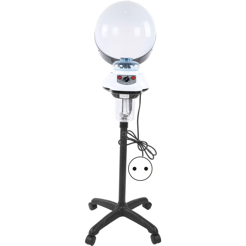 Image of Salon Spa Haar Dampfer Rolling Stand Mit Kapuze Haar Färbung Dauerwelle Klimaanlage Dampfer