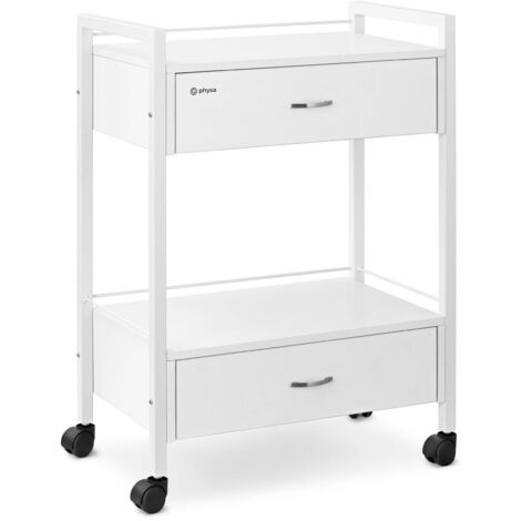 Salon Trolley Hairdressing Trolley Cart Beauty Mobile Storage 2 Drawers/Shelves