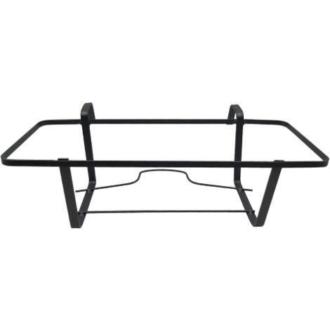 Salone – Jardinière de balcon Napoli 50 cm en acier noir – Support porte-fleurs résistant aux intempéries – Pour terrasse moderne