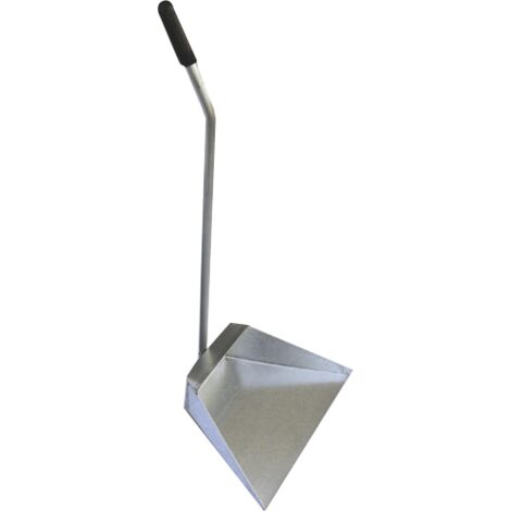 Salone – Pelle à poussière en tôle galvanisée 80 cm – Design ergonomique pour ramassage efficace – Résistante à l'usure – Pour espaces publics et privés