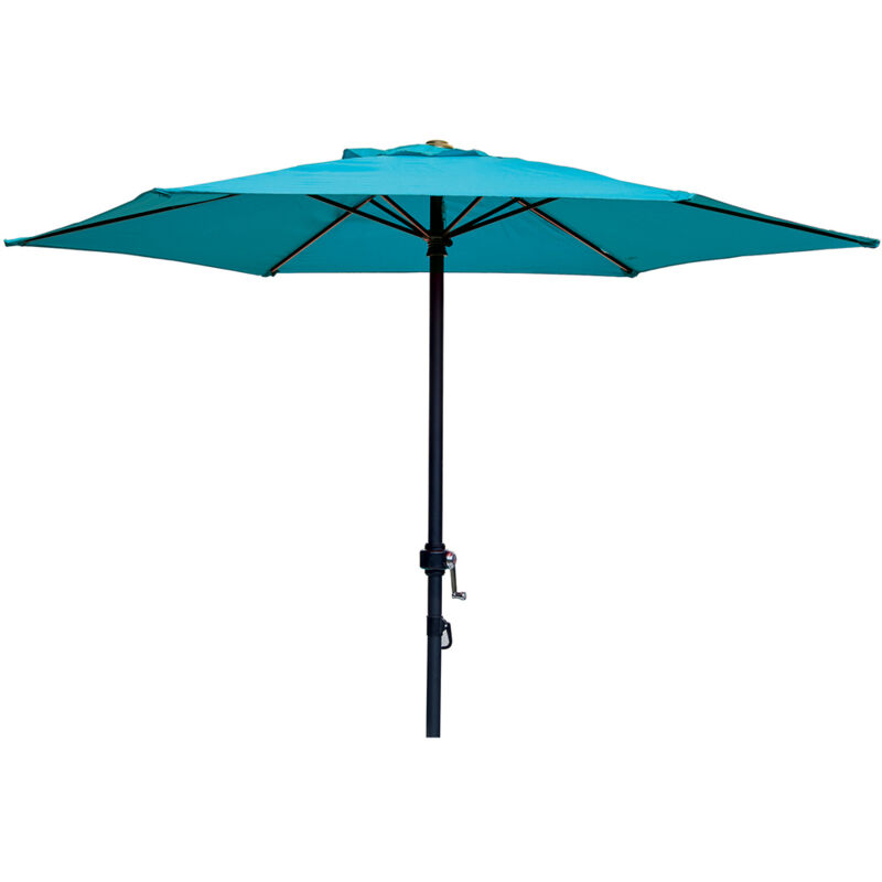 Parasol Centré Bleu Pétrole 2 m