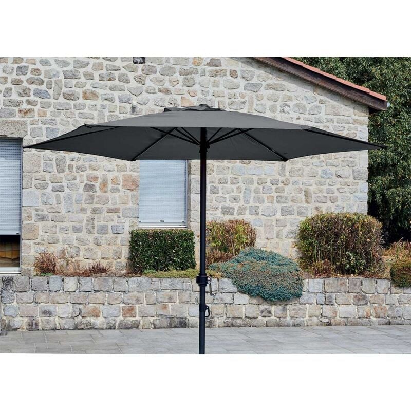Parasol Centré Gris anthracite 2 m