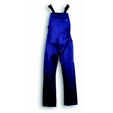 Salopette 3 poches en coton bleu tailles diverses