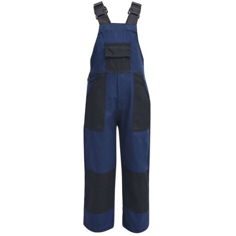 vidaXL Salopette à bavette pour enfants Taille 158 / 164 Bleu