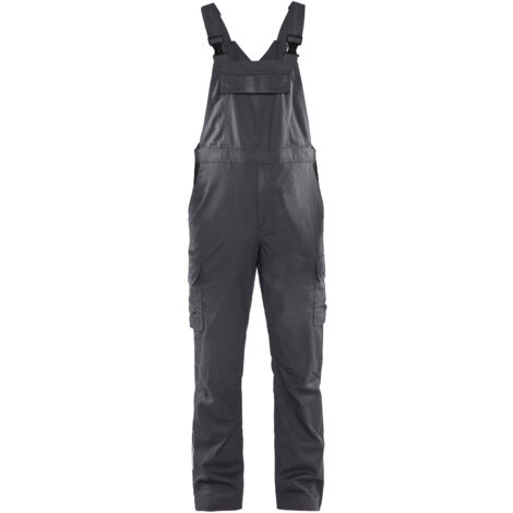 Salopette da lavoro industriale stretch 2D 2644 - Grigio/Nero 54