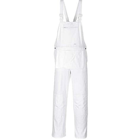 Salopette da pittore Portwest Bianco S
