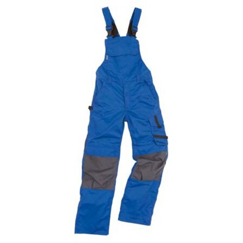 Salopette de travail Champ, Taille 52, bleu/gris