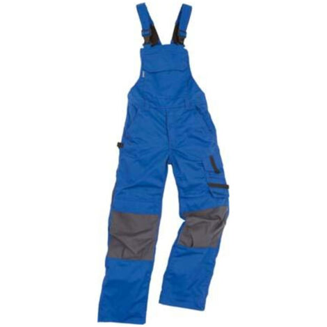 Salopette de travail Champ, taille 54, bleu/gris