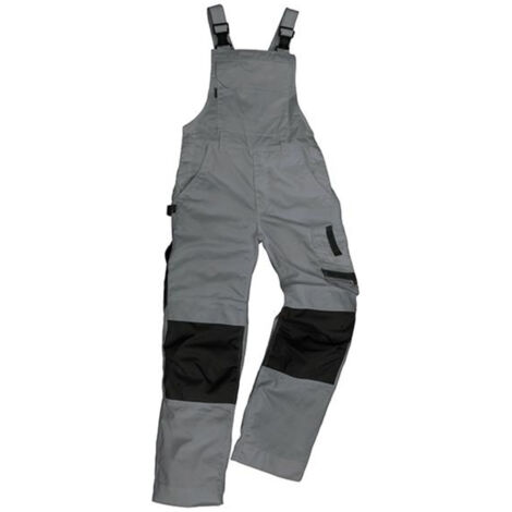 Salopette de travail Champ, taille 56, gris/noir