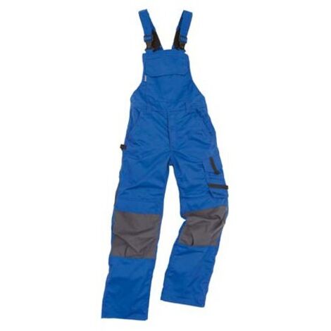 Salopette de travail Champ, Taille 60, bleu/gris