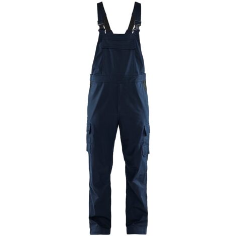 Salopette de travail industrie stretch 2D - Marine foncé/Noir 4XL - FR(58) - SE(C64) - Courtes