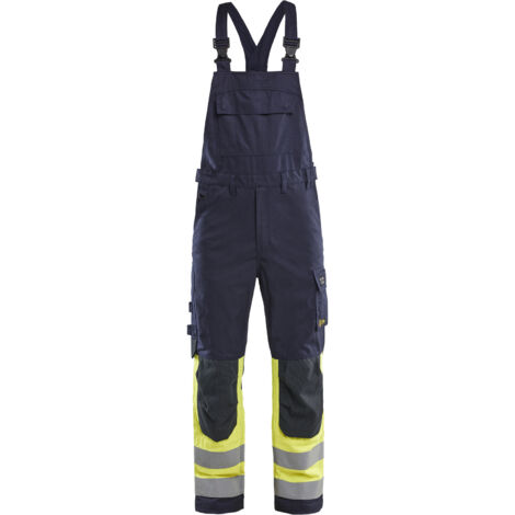 Salopette de travail multinormes inhérent 2888 - Marine/Jaune fluo 52