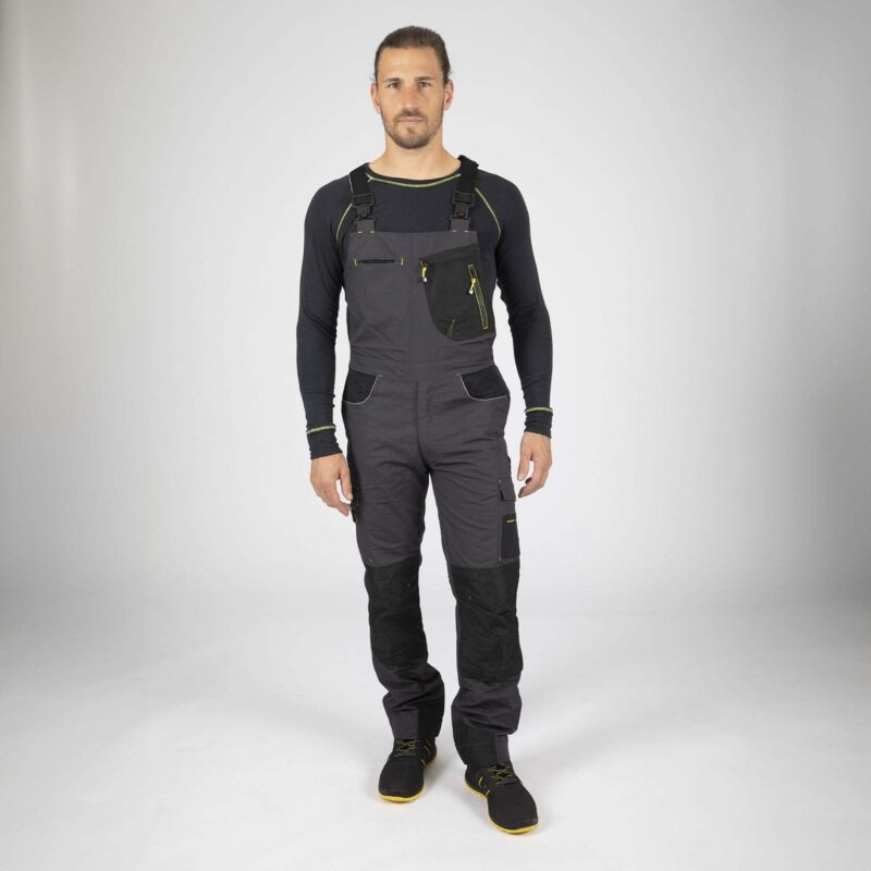 Salopette de travail stampe gris/noir 1203 T3XL