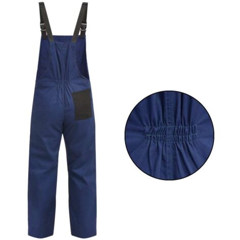 Salopette pour hommes Taille XL Bleu