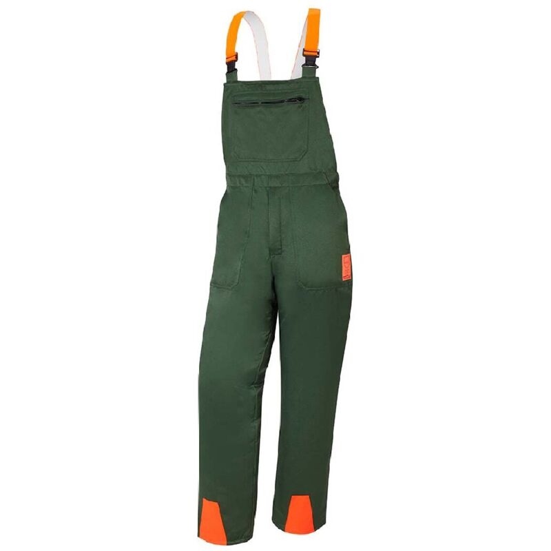 Salopette de protection Novotex-Isomat anti-coupures Forme C Vert Taille 62