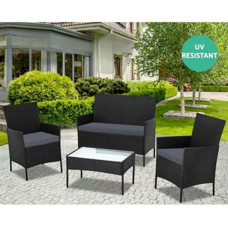 Salotto da Esterno Spagna in Rattan Sintetico MV Outdoor – Natural – Mondo  Verde Garden