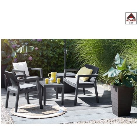 SALOTTO IN RESINA EMILY ALLIBERT ARREDO GIARDINO
