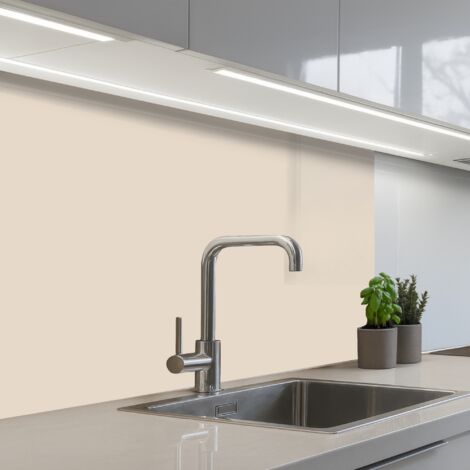 SALPICADEROS DE COCINA Beige - Color sólido 80x60