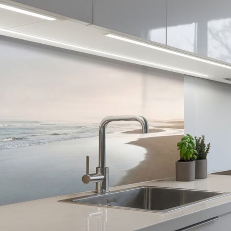 SALPICADEROS DE COCINA Costa - Playa - Océano 80x60