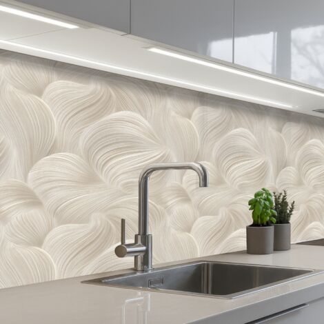 SALPICADEROS DE COCINA Lines - Ventilador - Beige 150x80