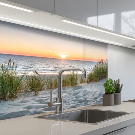 SALPICADEROS DE COCINA Sol - Naturaleza - Playa 80x60