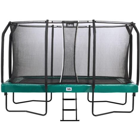 Salta First Class - Trampoline (Rectangulaire, 244 x 427 cm), Colour Green