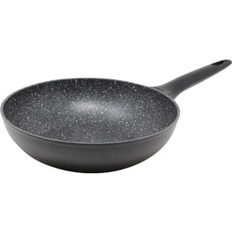 SALTA PASTA MODELLO MAORI D 28 CM CON MANICO ERGONOMICO IN COLORE GRIGIO ANTRACITE
