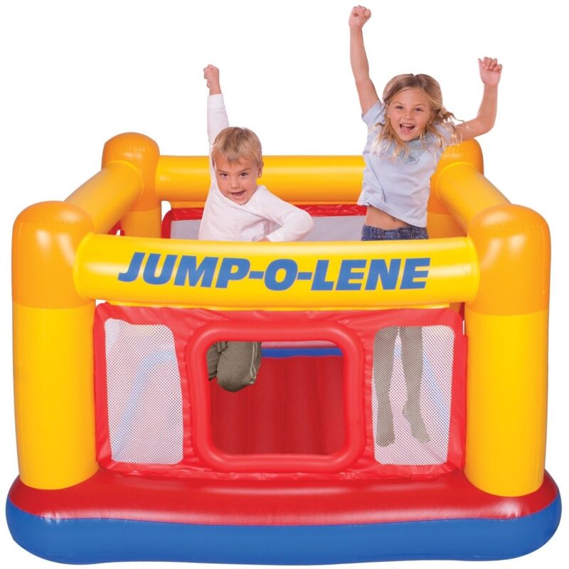 gioco gonfiabile per bambini intex "playhouse jump-o-lene" 174x174x112 cm - cod. 48260np