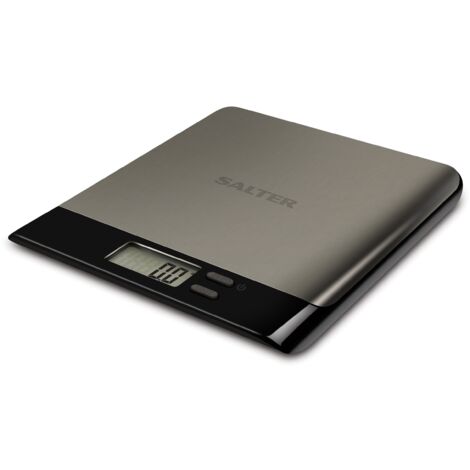 Salter 1052A SSBKDR bilancia da cucina digitale elettronica Pro pesata , design sottile, display LCD,