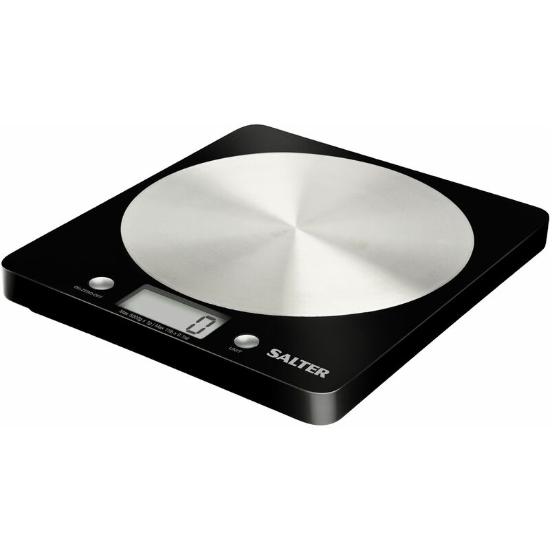 Salter - Electronic Disc Kitchen Scale 5kg Black