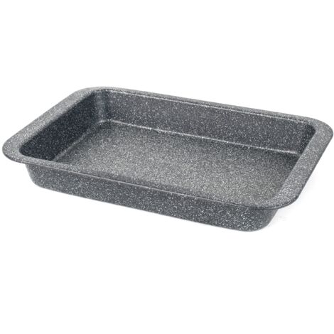 Salter Teglia profonda in acciaio al carbonio, rivestimento antiaderente, facile da pulire torrefattore, Megastone Collection, Forno Sicuro fino a 220°C, Senza PFOA, 36 cm